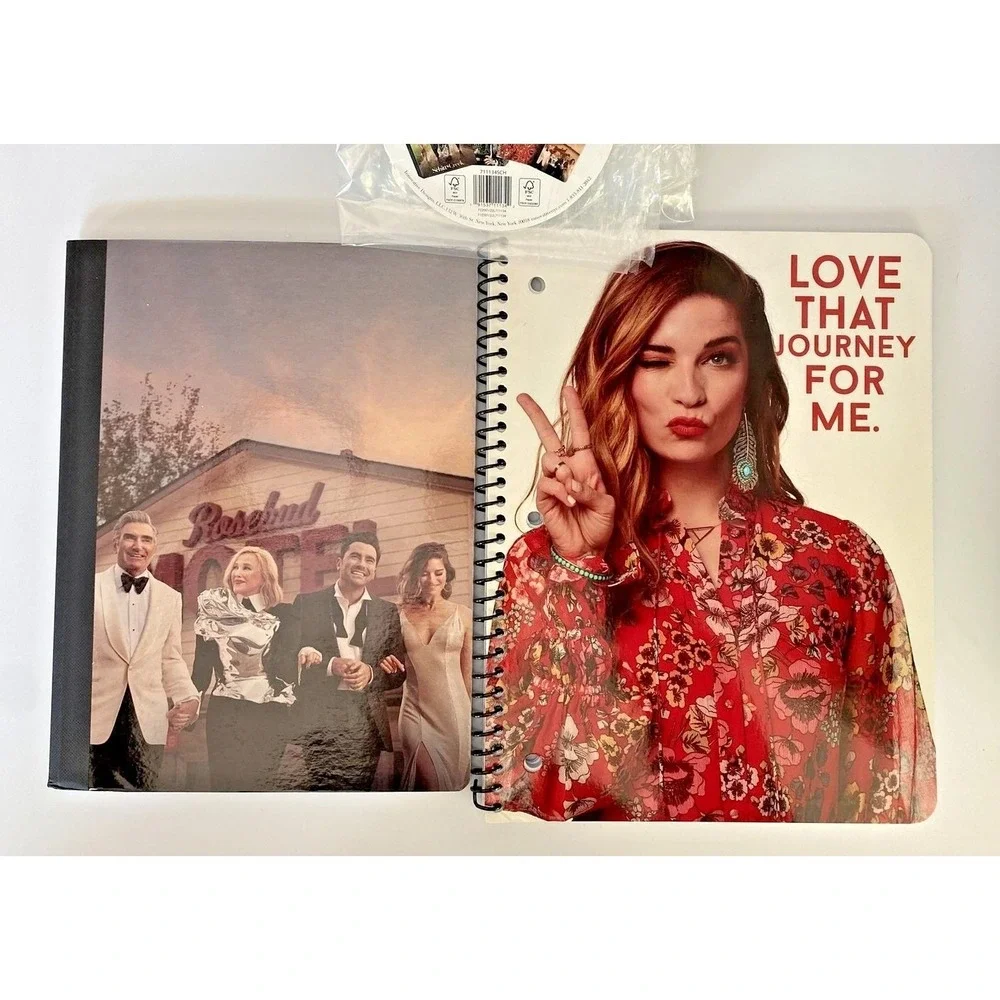 Schitt's Creek Binder Folder Notebooks Bundle 4 Piece Set Catherine O'Hara 2015